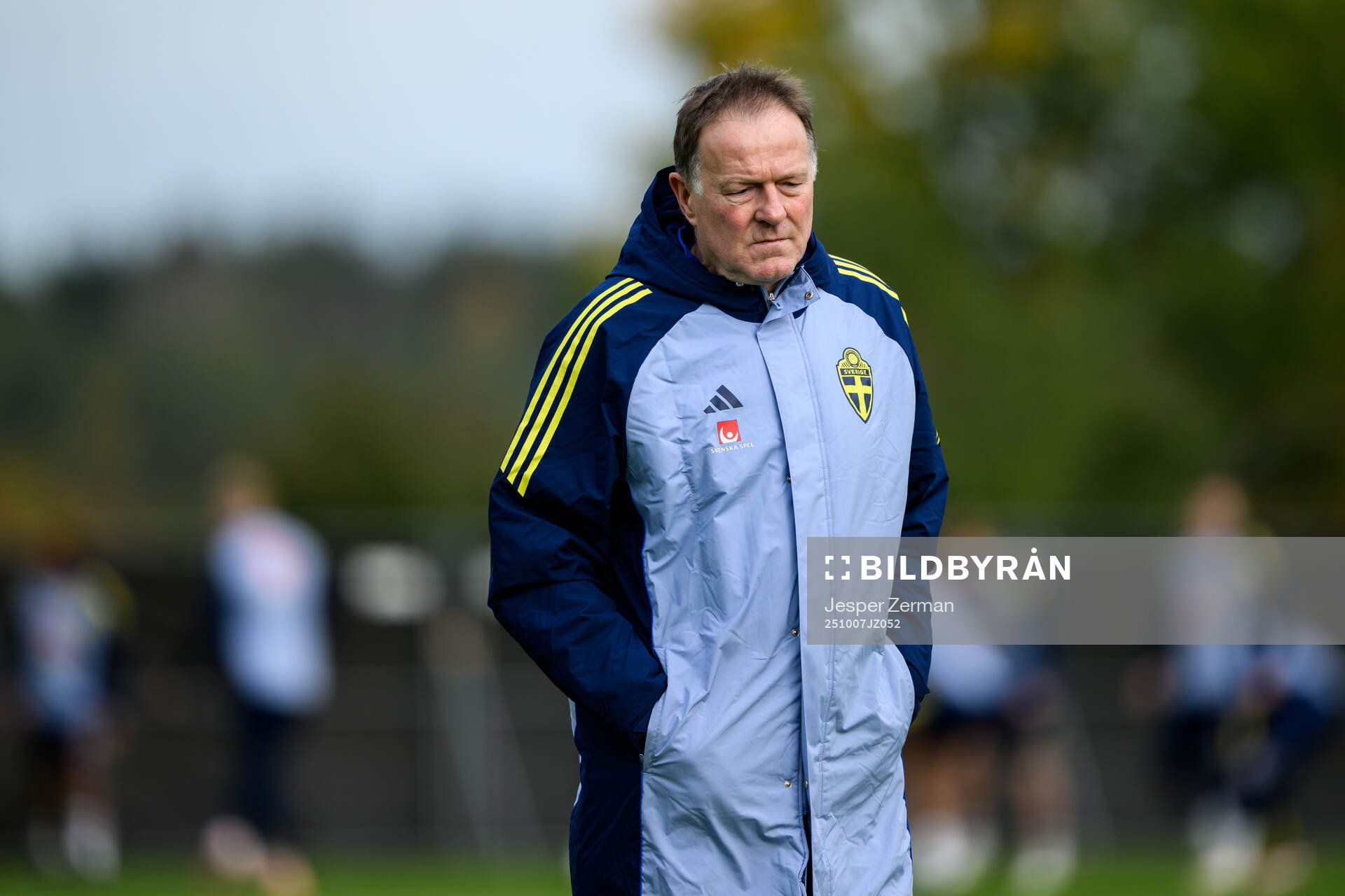 Assistant coach Remy Reijnierse of the Swedish men's