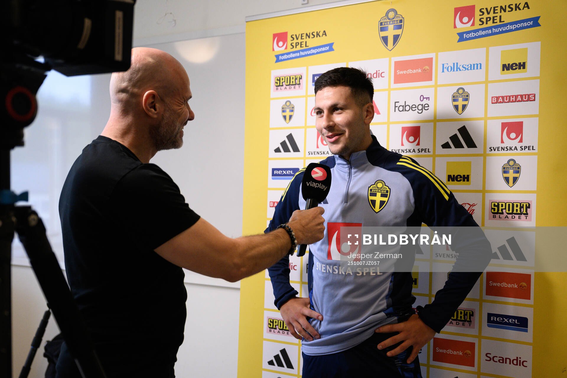 Roony Bardghji of the Swedish men's national football team
