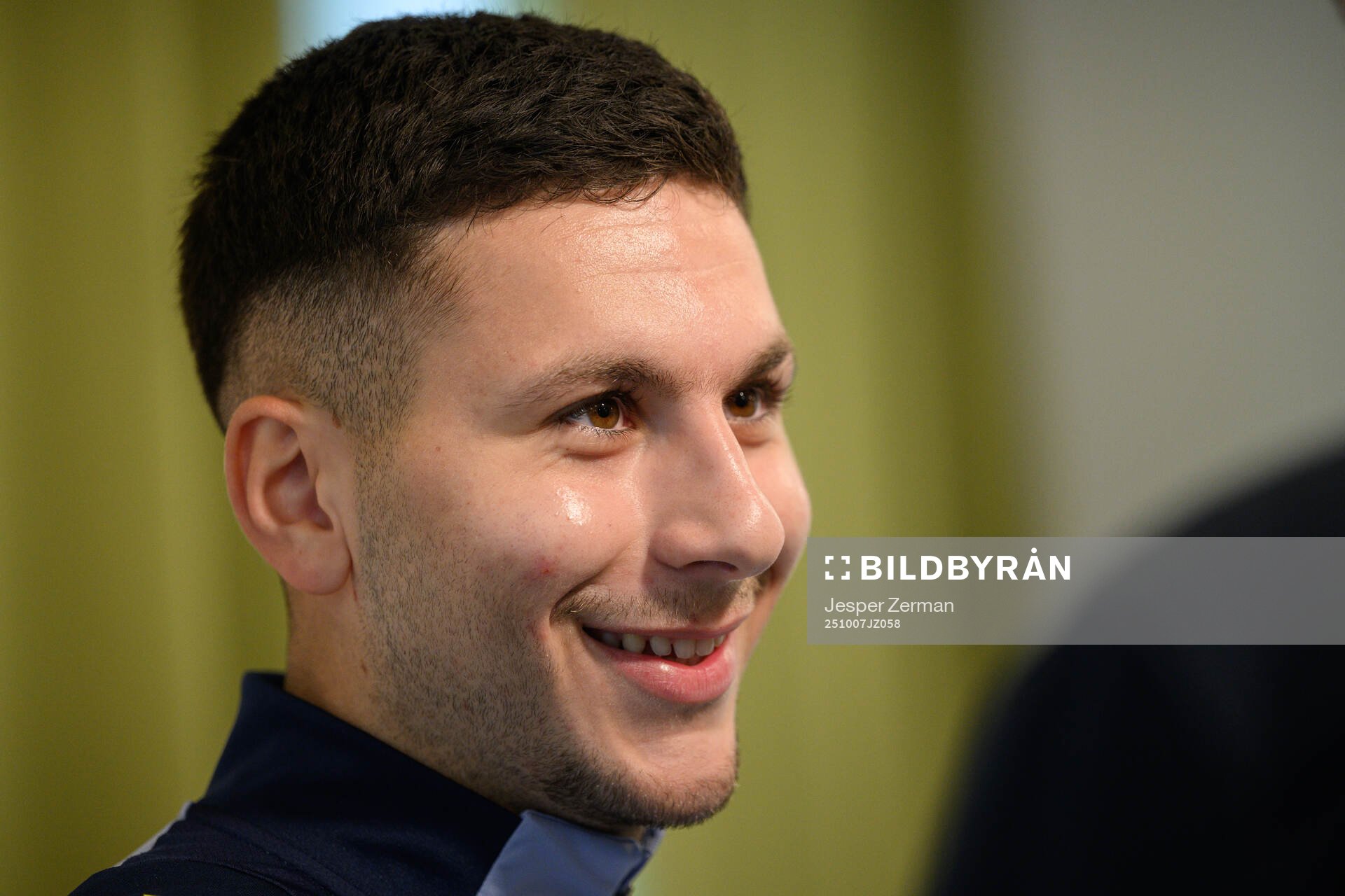 Roony Bardghji of the Swedish men's national football team