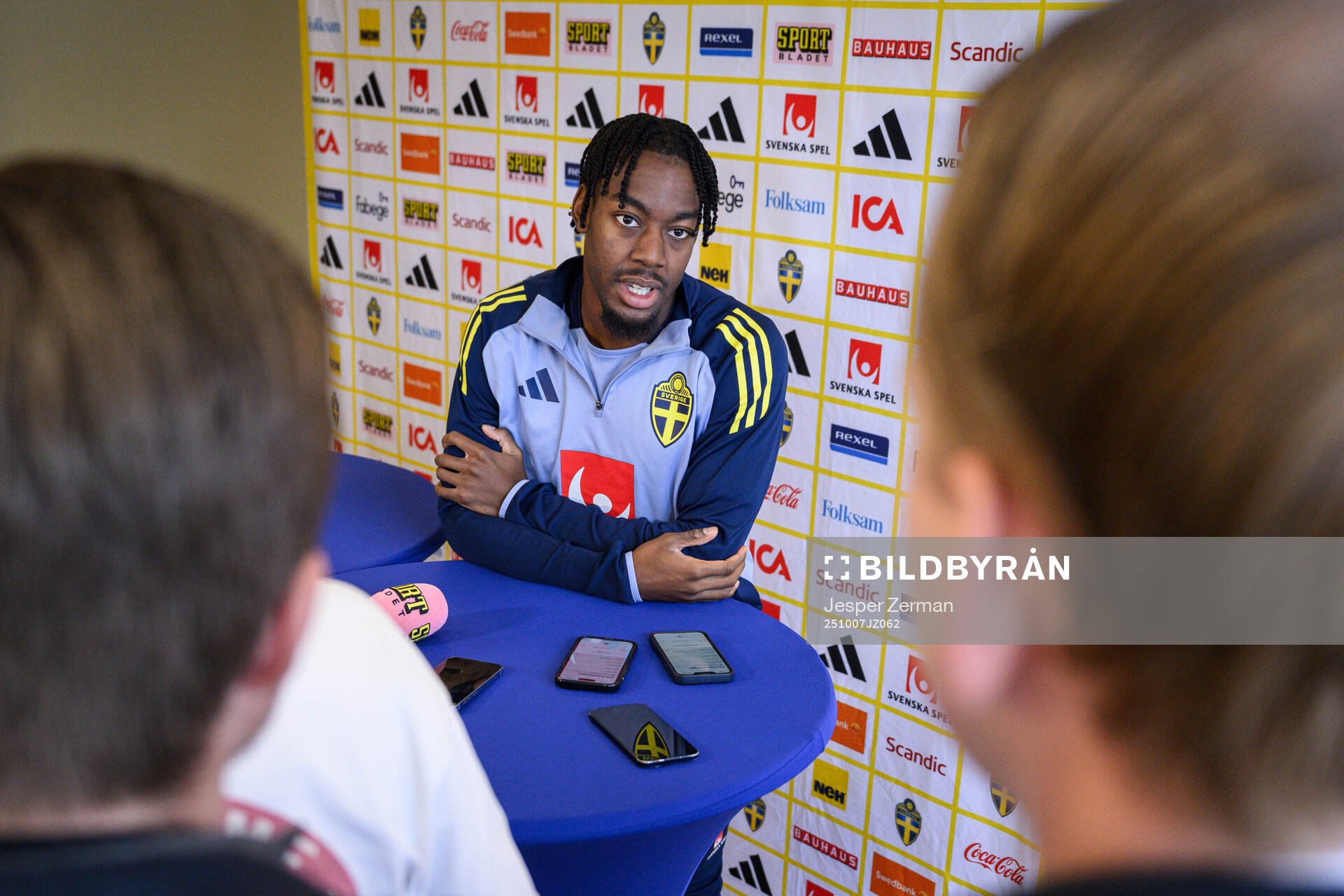 Anthony Elanga of the Swedish men's national football team