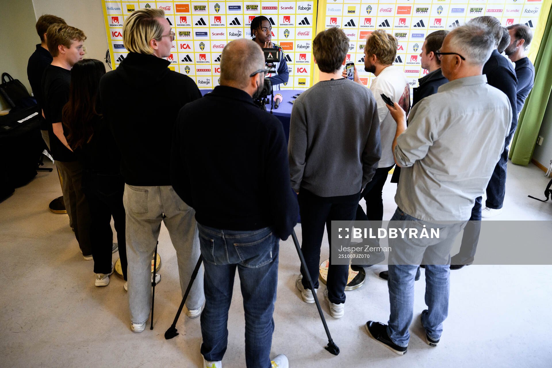Anthony Elanga of the Swedish men's national football team