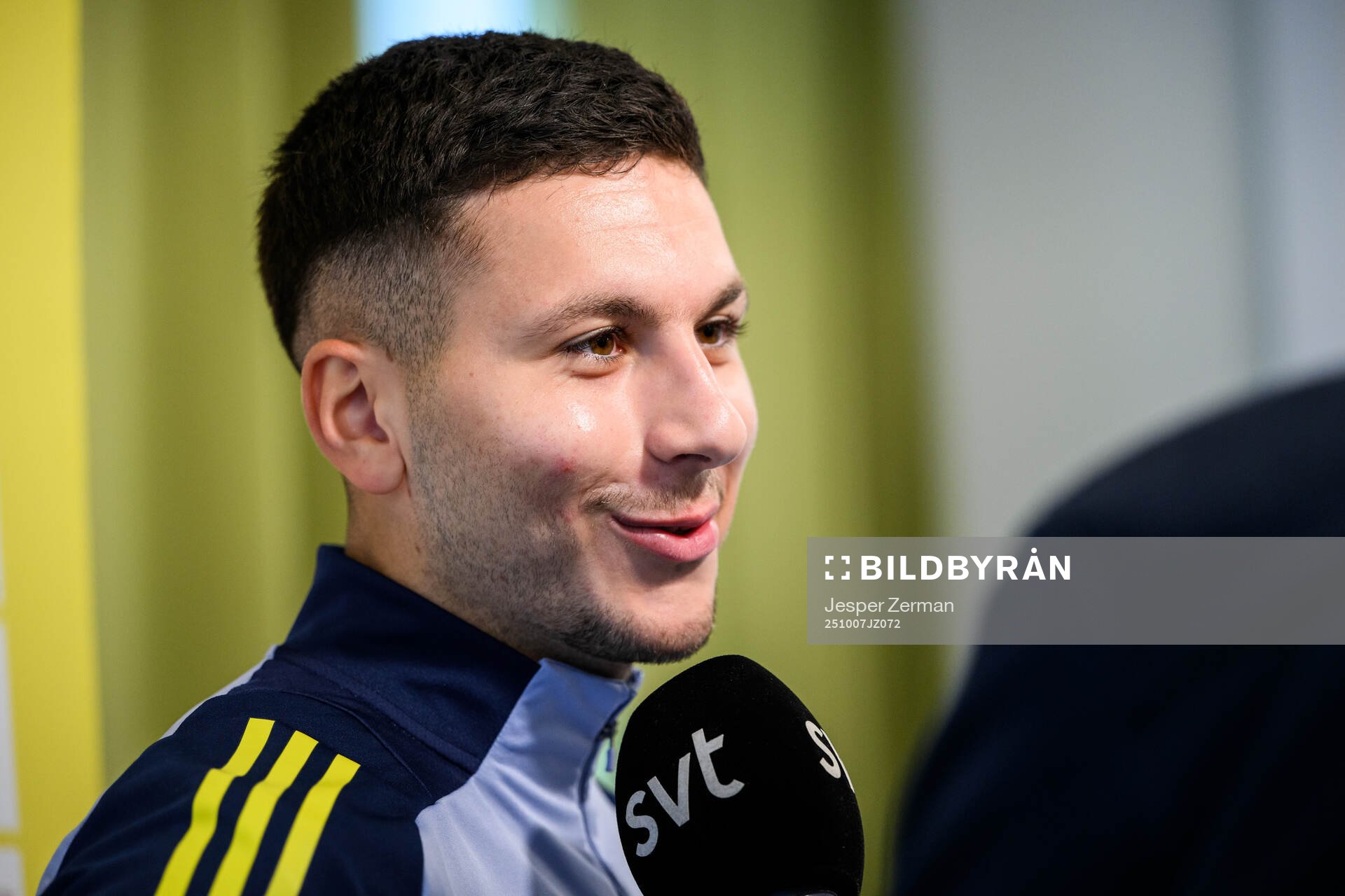 Roony Bardghji of the Swedish men's national football team