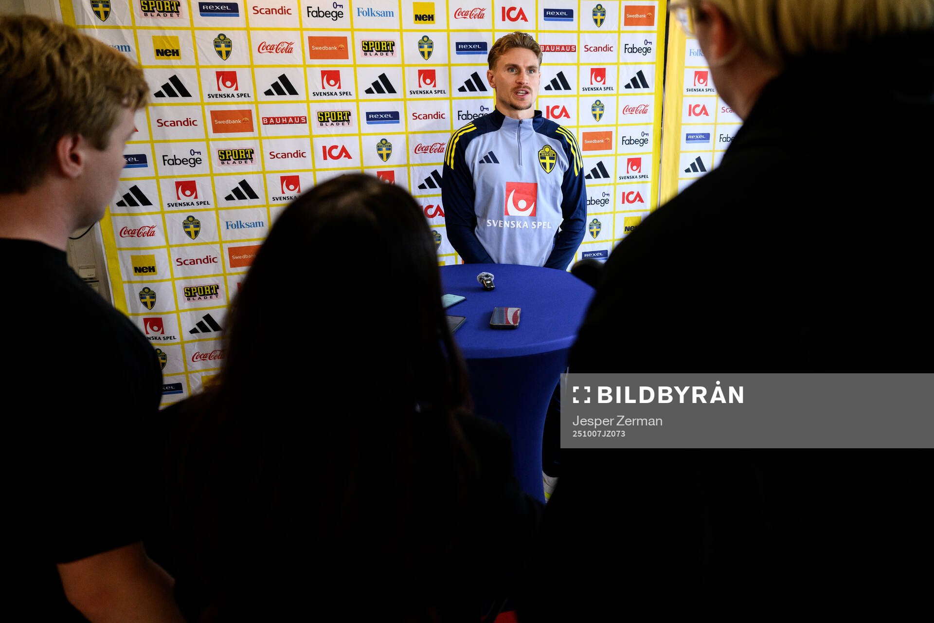 Carl Starfelt of the Swedish men's national football team