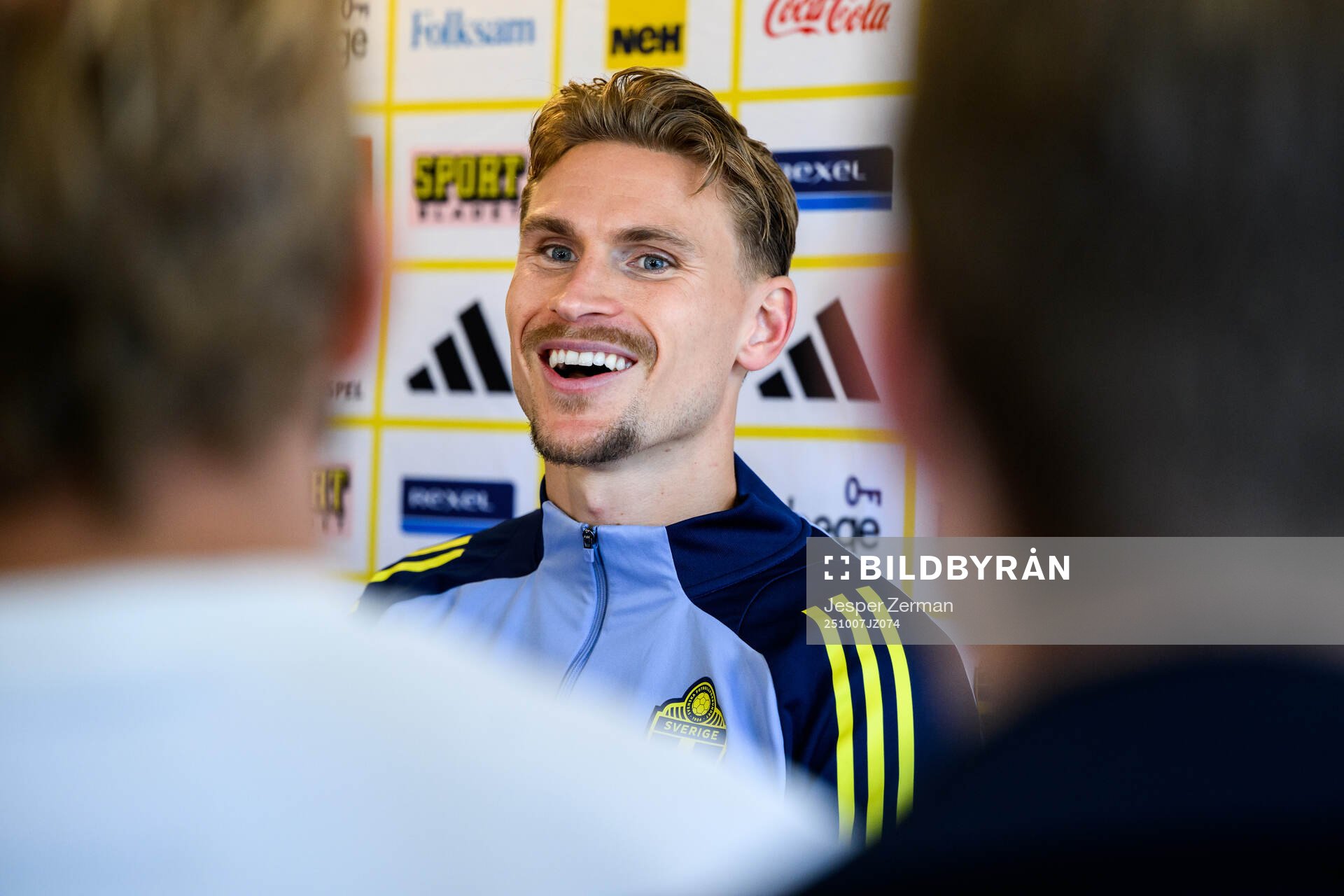 Carl Starfelt of the Swedish men's national football team