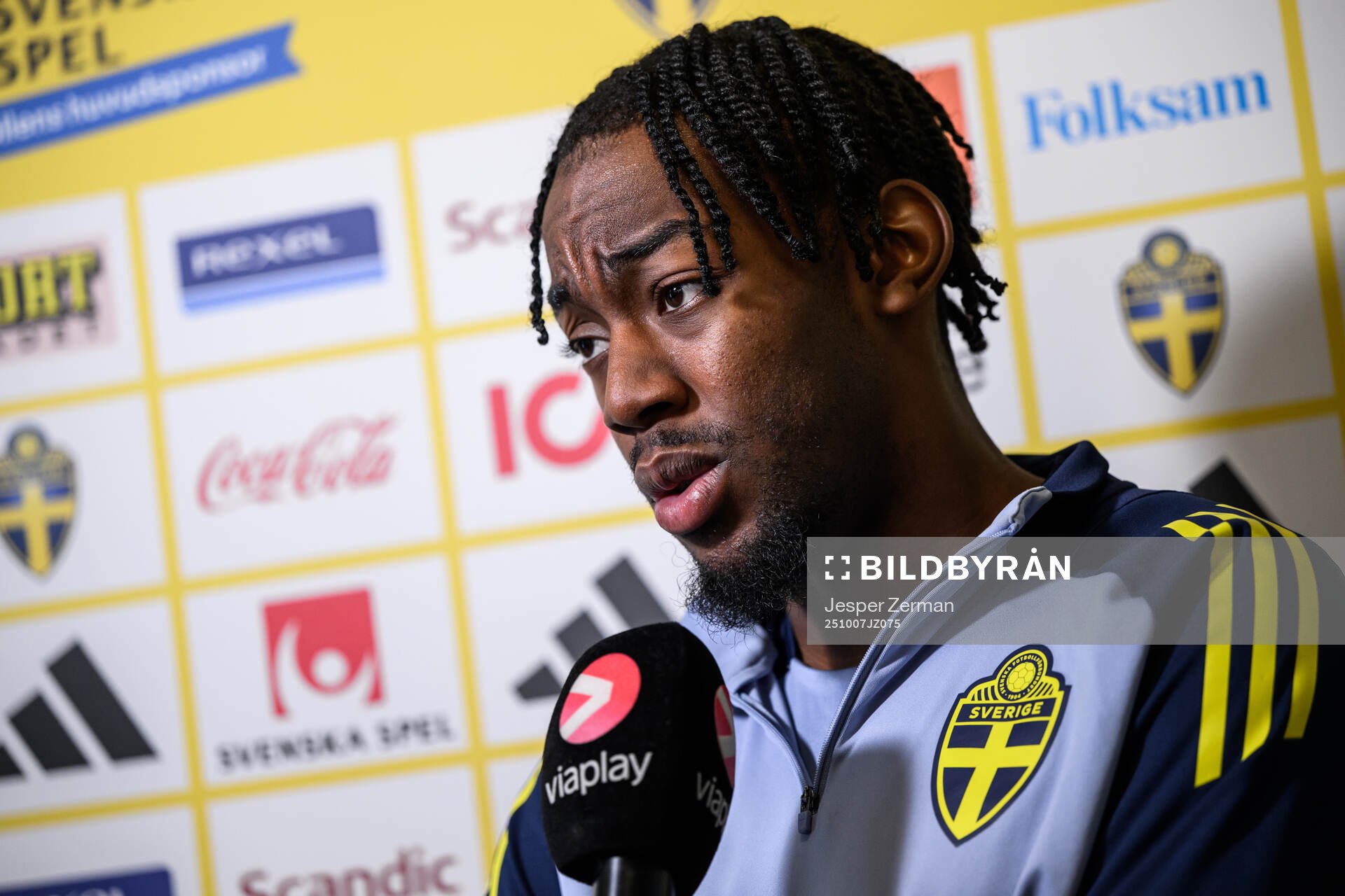 Anthony Elanga of the Swedish men's national football team