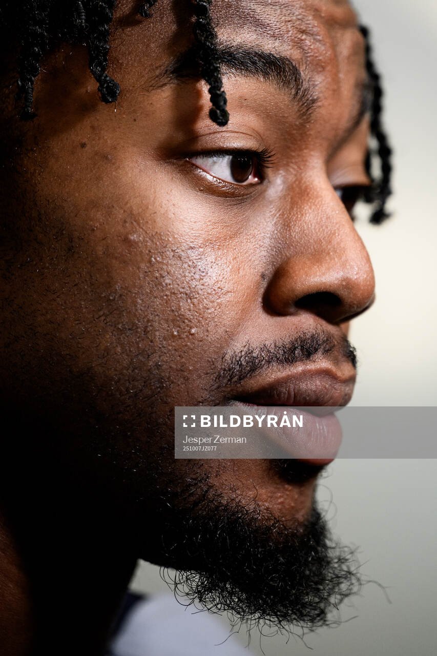 Anthony Elanga of the Swedish men's national football team
