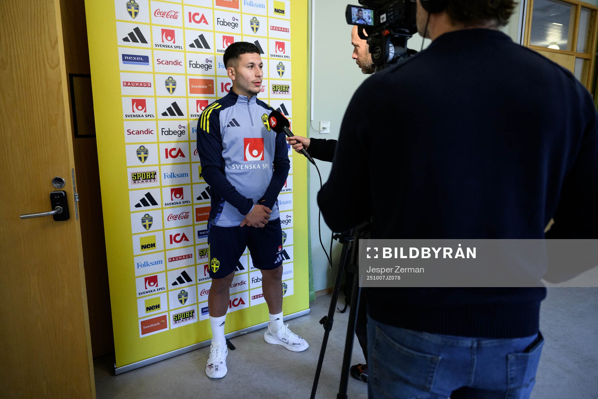 Roony Bardghji of the Swedish men's national football team
