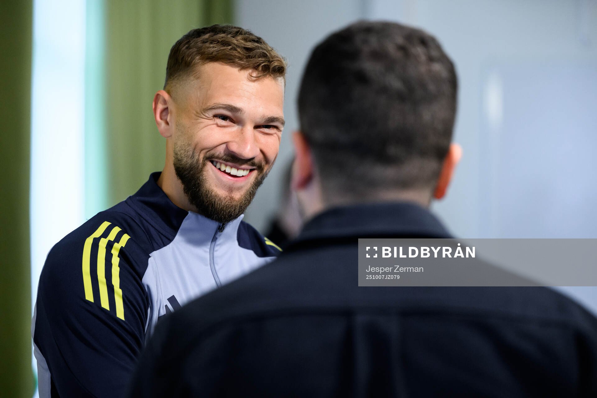 Jesper Karlström of the Swedish men's national football