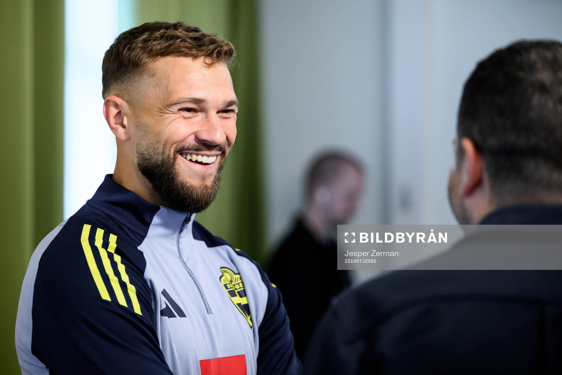 Jesper Karlström of the Swedish men's national football
