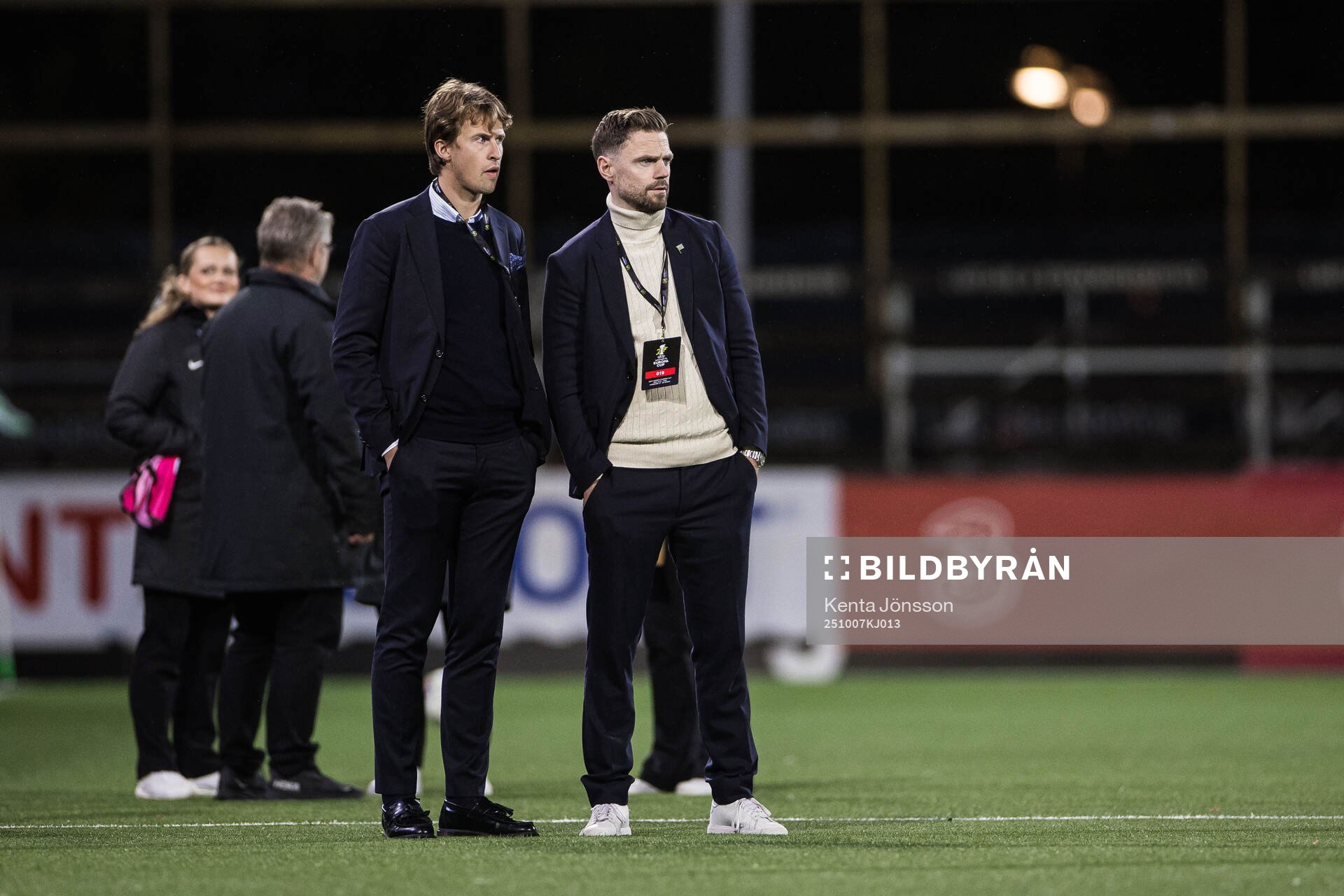 Technical director Adrian von Heijne and sports director