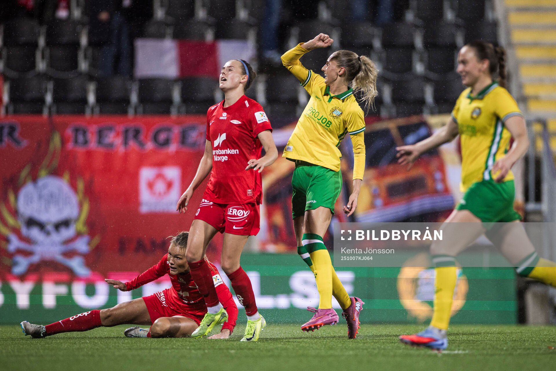 Ellen Wangerheim of Hammarby celebrates
