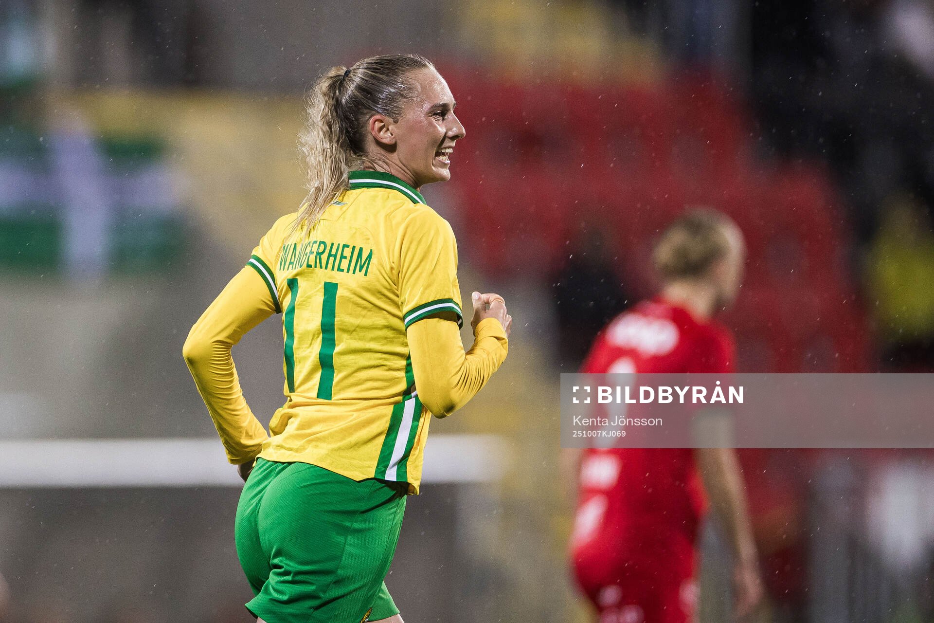 Ellen Wangerheim of Hammarby celebrates