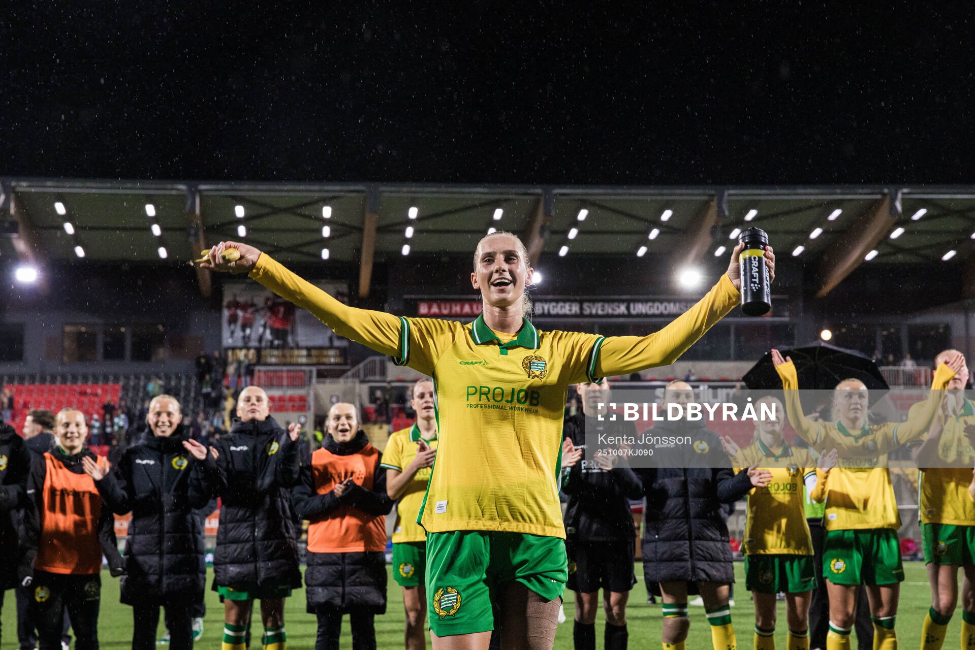 Ellen Wangerheim of Hammarby celebrates