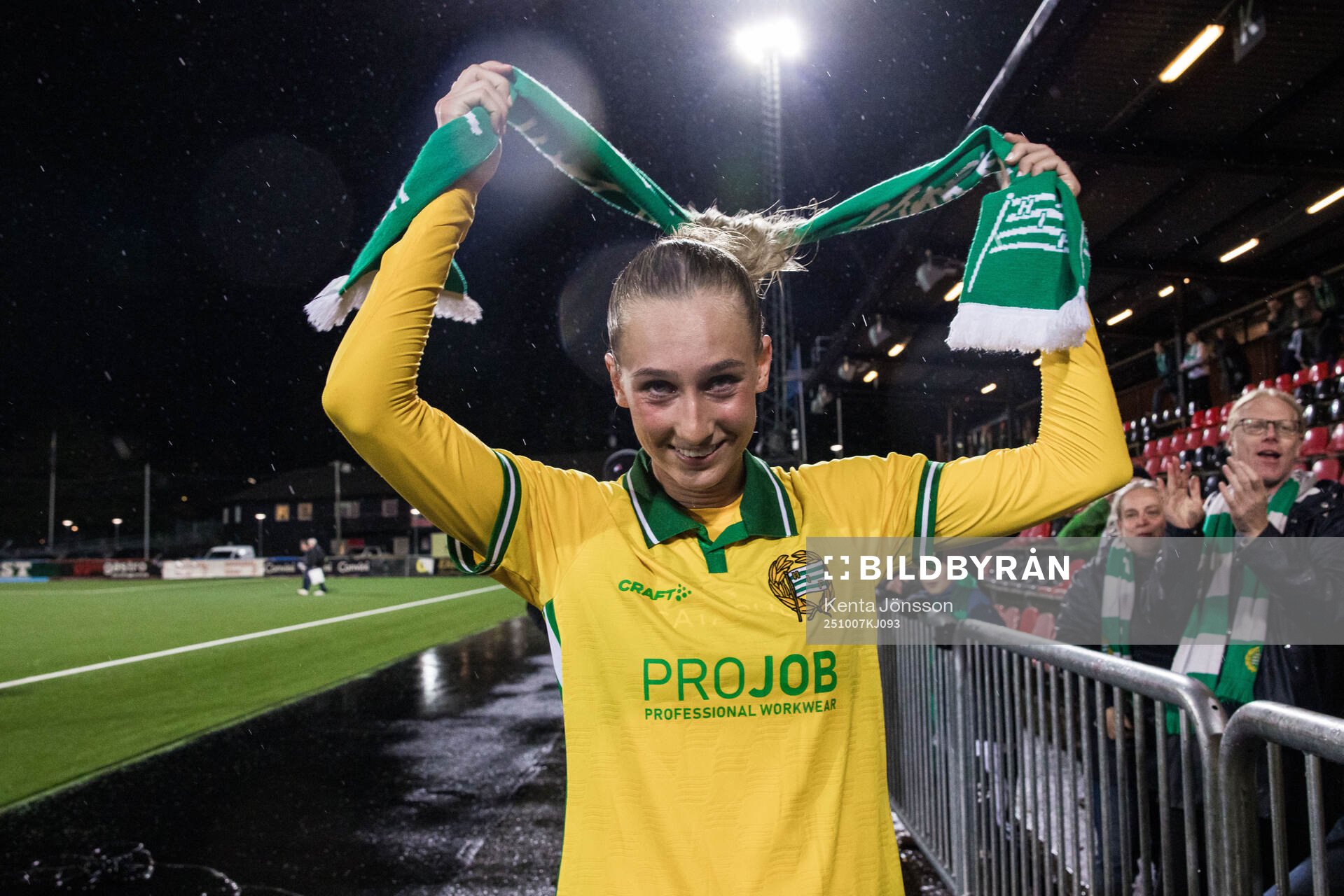 Ellen Wangerheim of Hammarby celebrates
