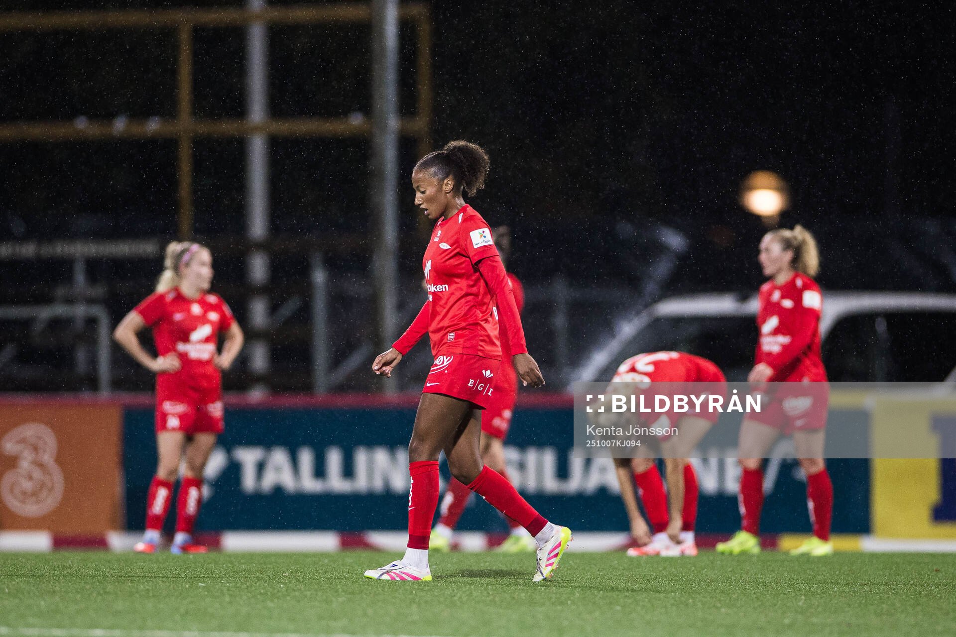 Cassandra Bogere of Brann looks dejected