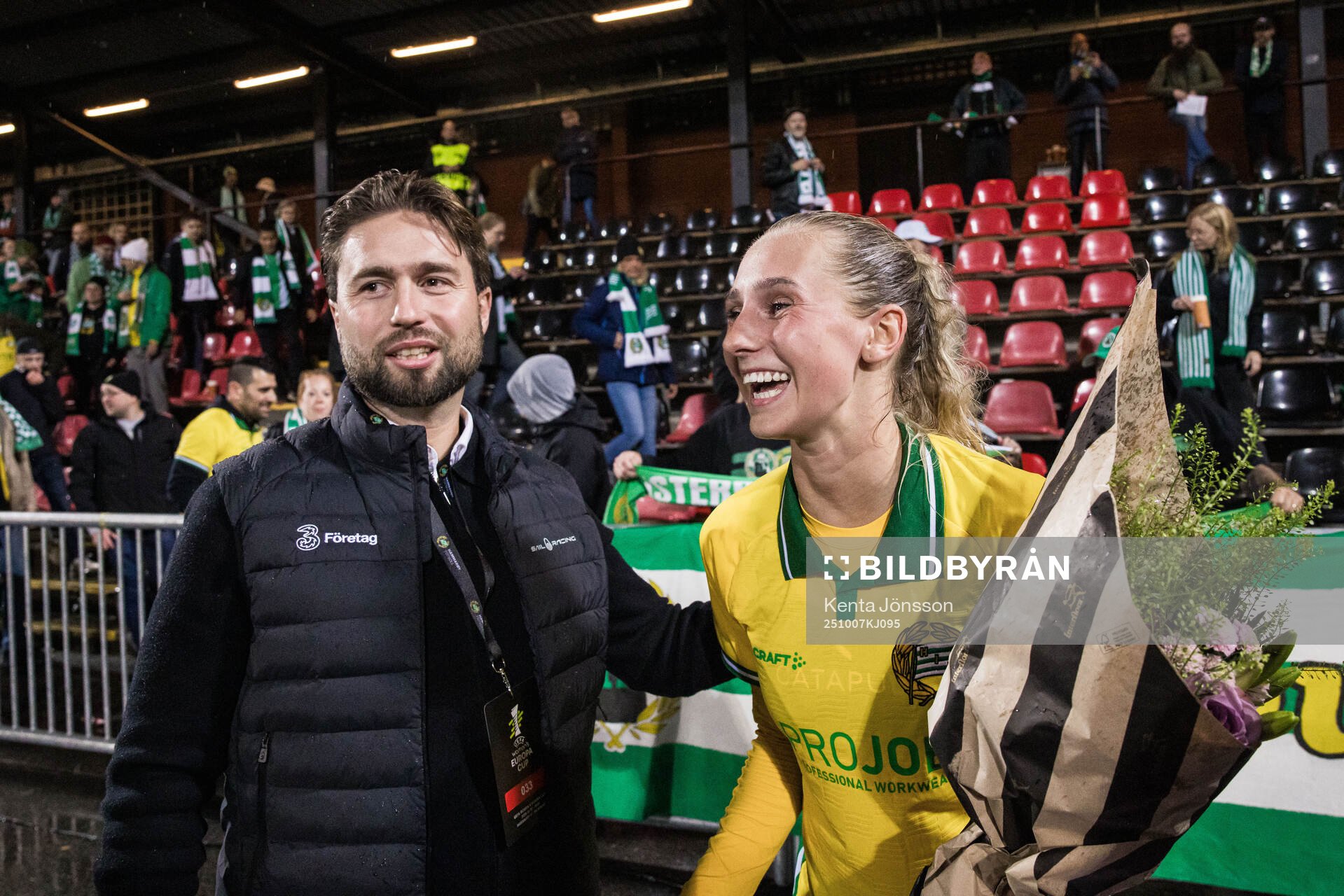 Ellen Wangerheim of Hammarby celebrates