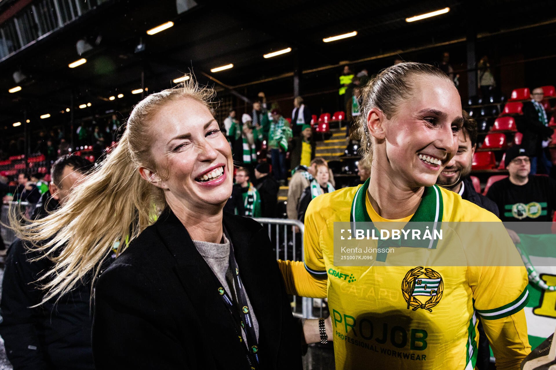 Ellen Wangerheim of Hammarby celebrates