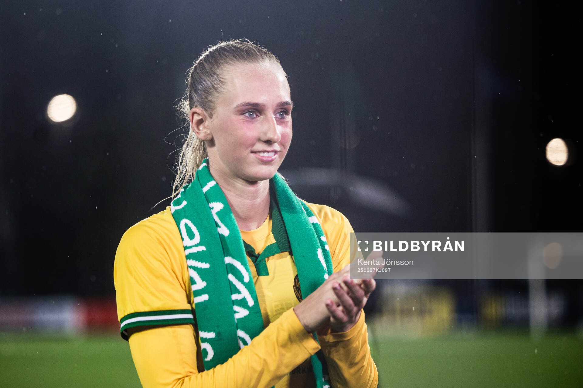 Ellen Wangerheim of Hammarby celebrates