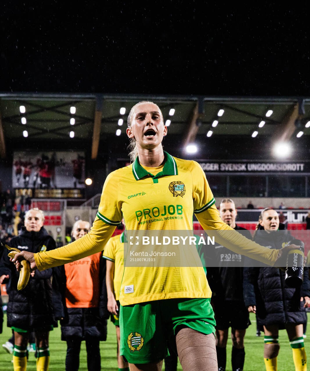 Ellen Wangerheim of Hammarby celebrates