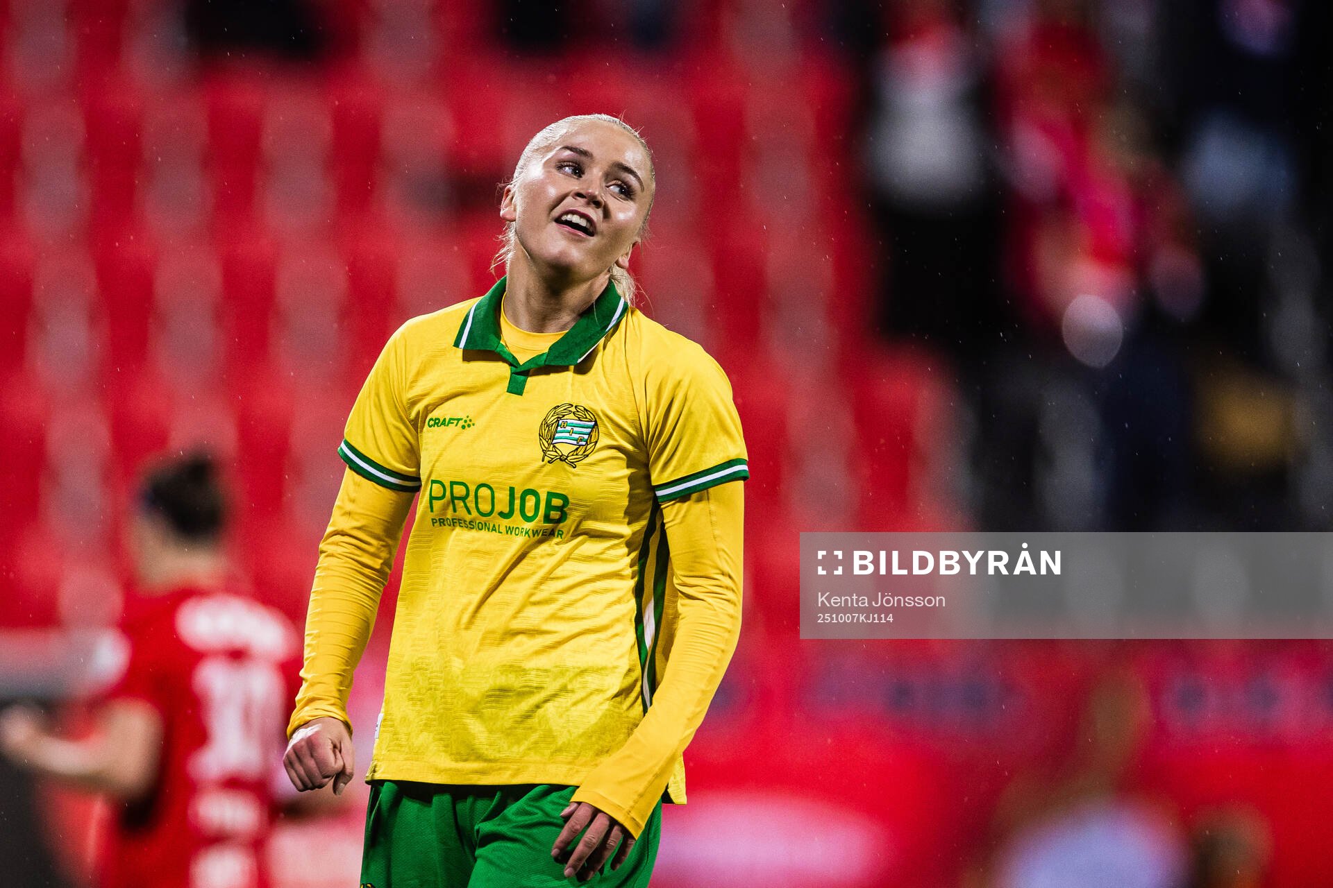 Anna Jøsendal of Hammarby looks dejected