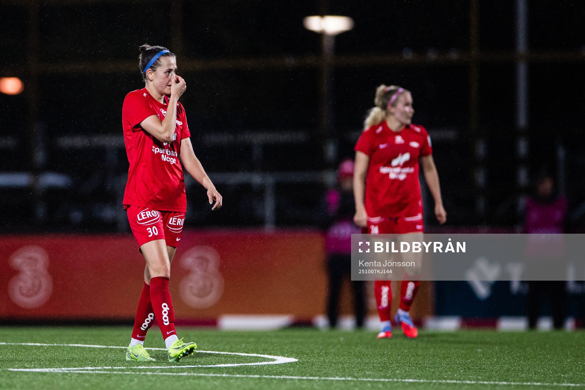 Joanna Tynnilä of Brann looks dejected