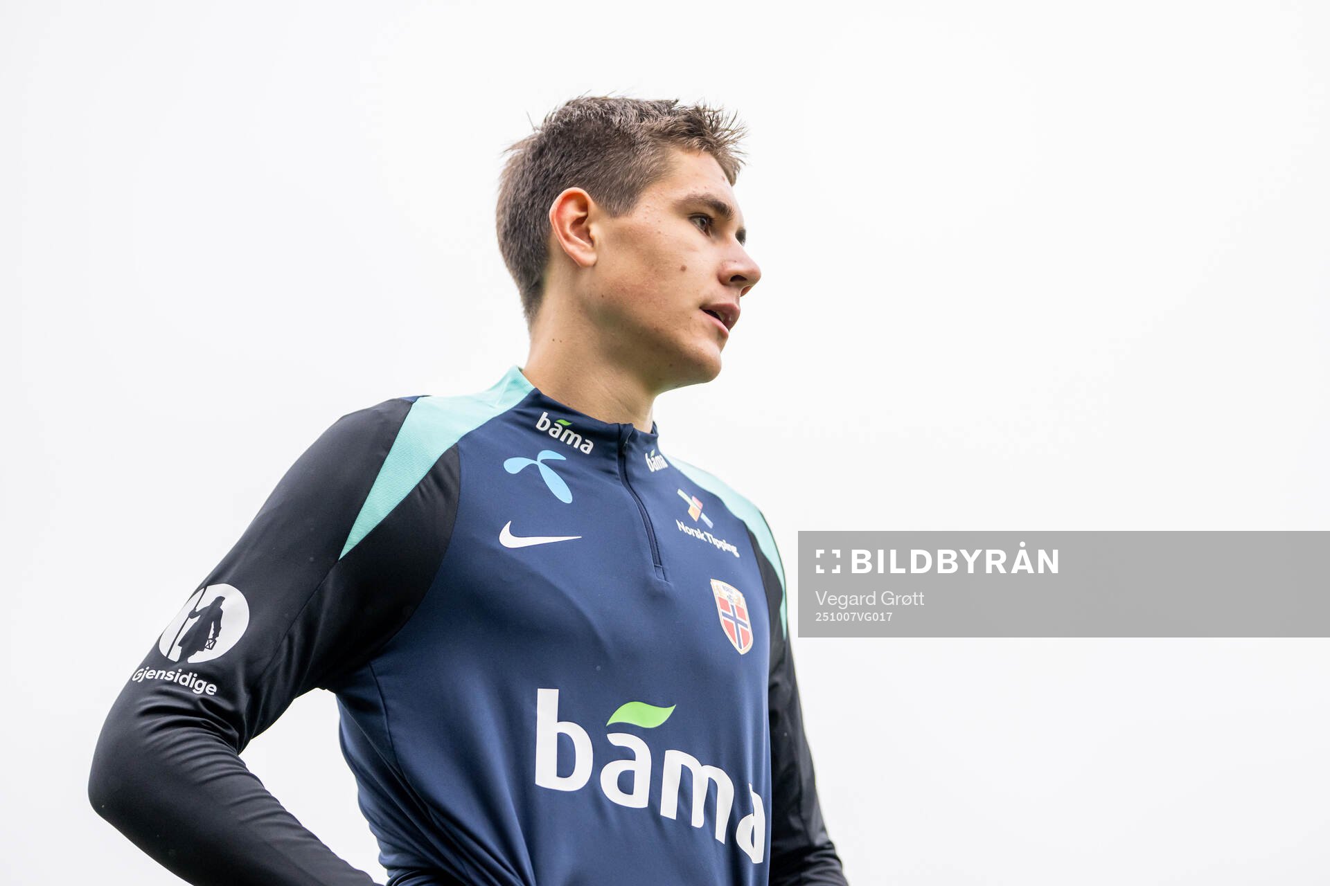 Eivind Helland of the Norwegian national football team