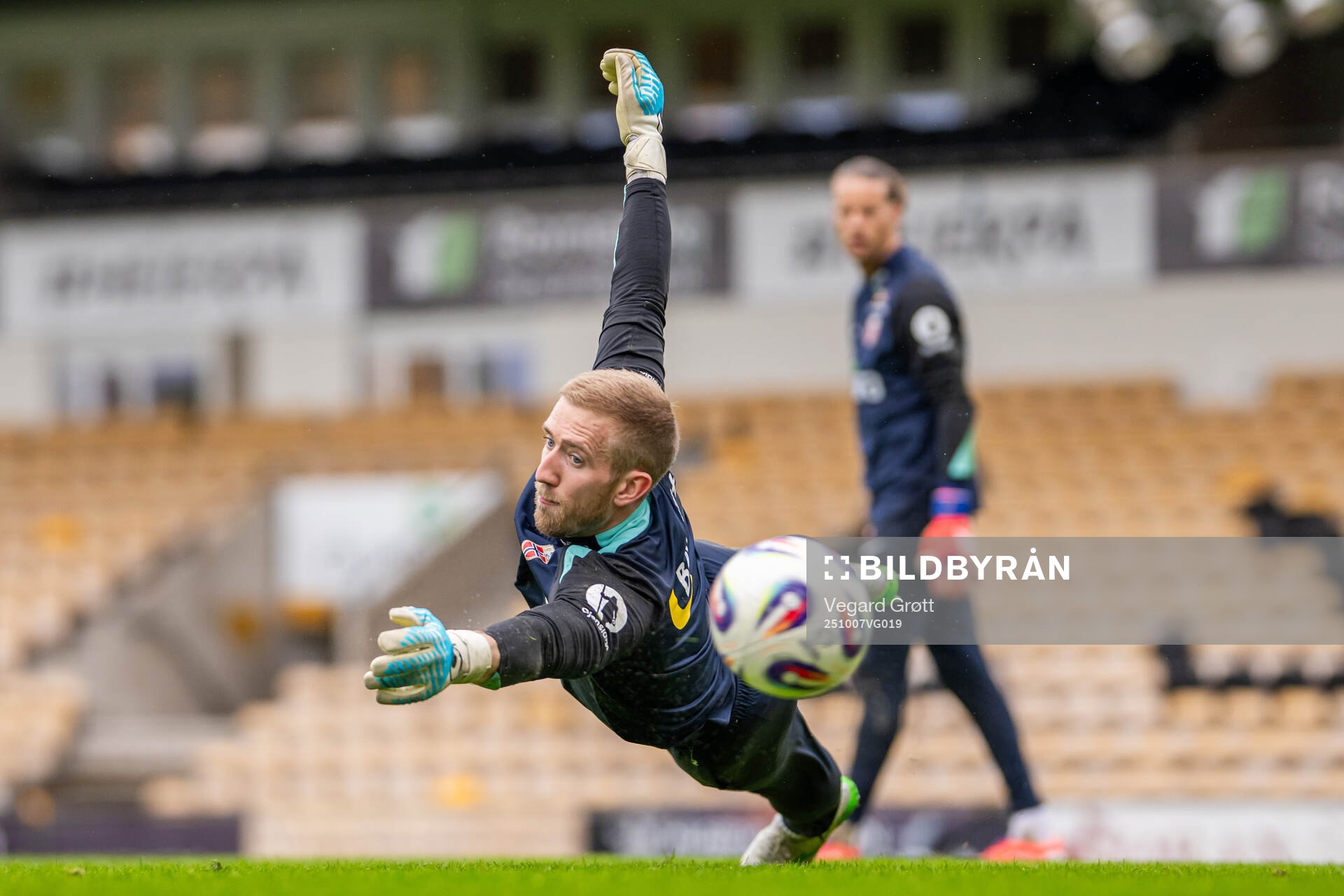 Goalkeeper Egil Selvik of the Norwegian national football
