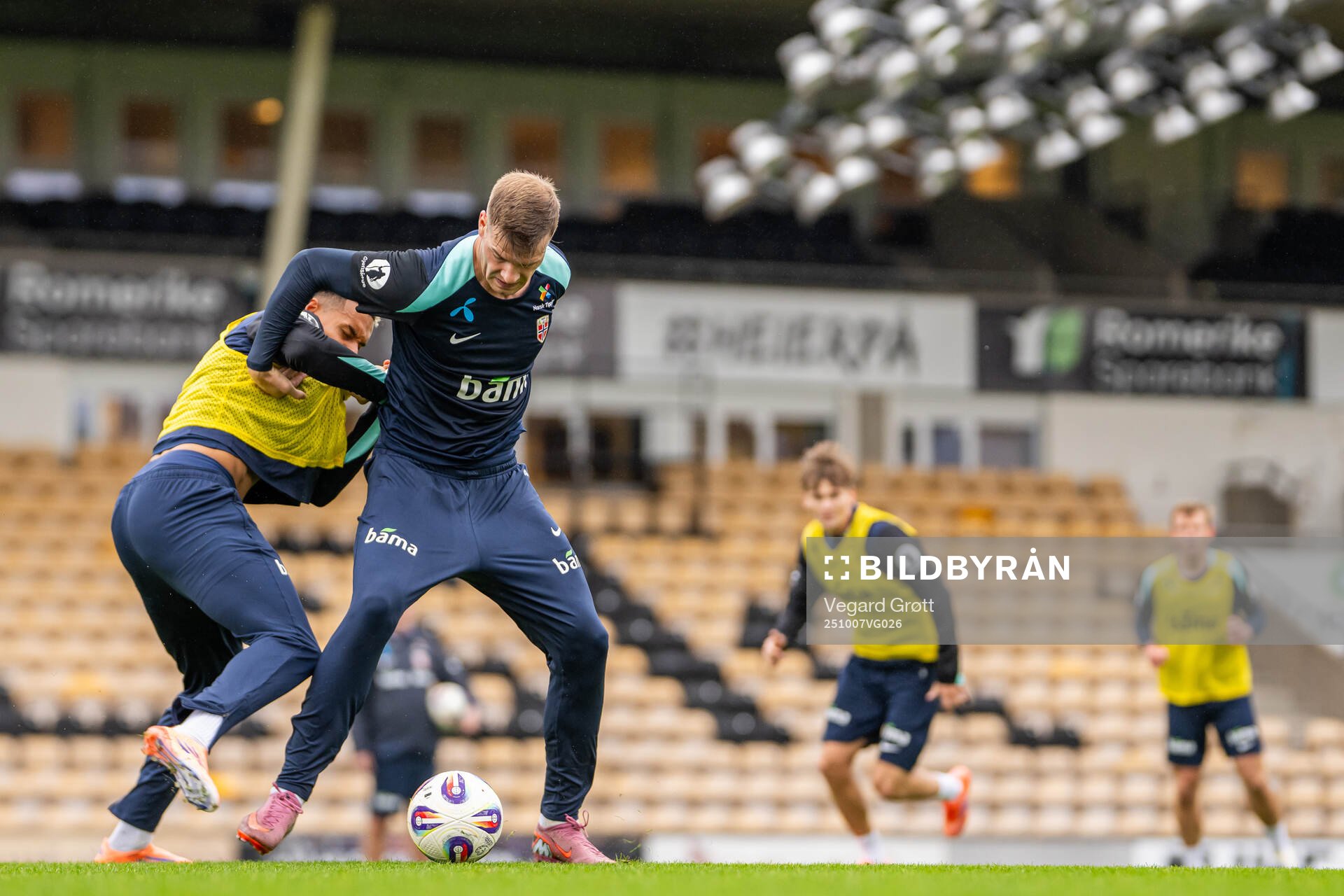 Alexander Sørloth of the Norwegian national football team