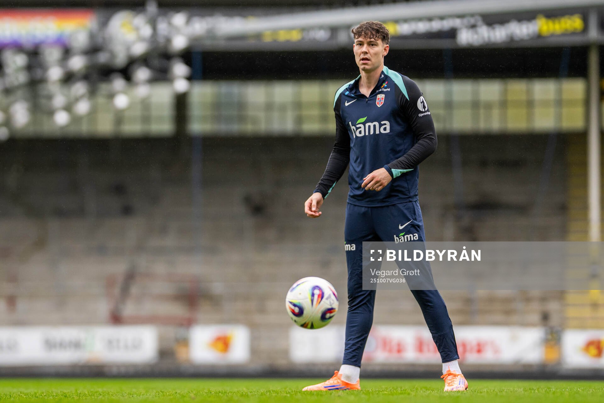 Jørgen Strand Larsen of the Norwegian national football