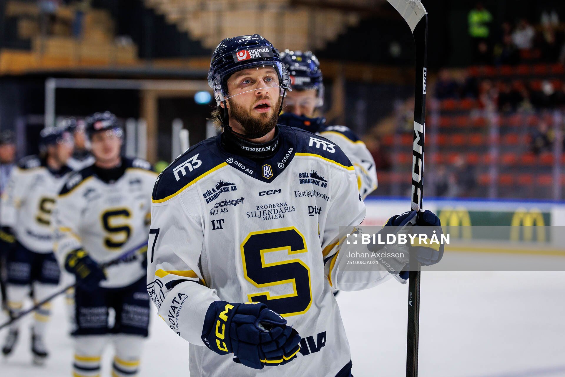 Södertäljes Daniel Norbe  jublar