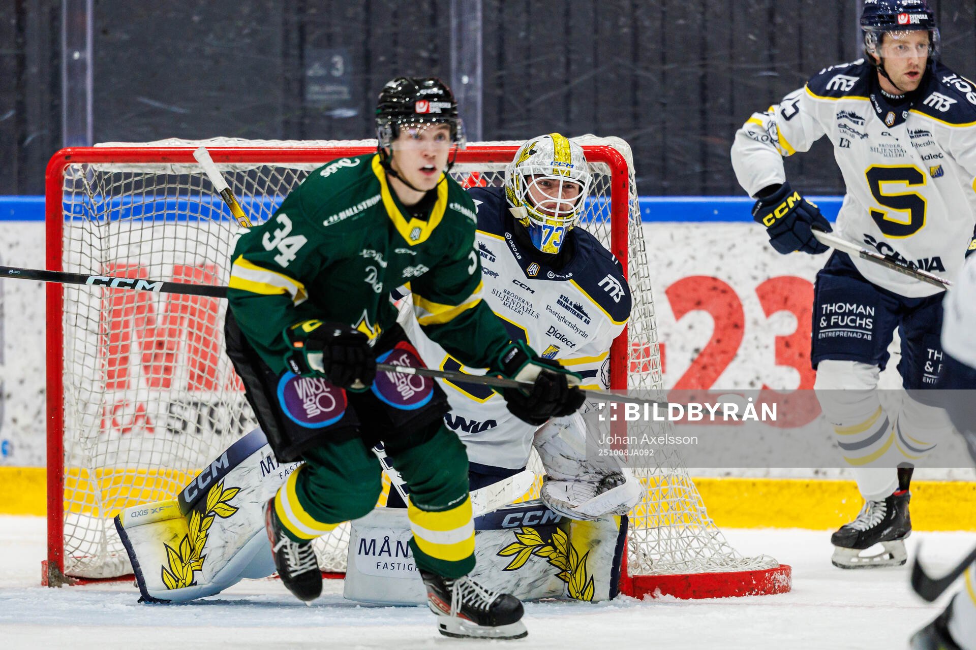 Södertäljes målvakt Love Härenstam