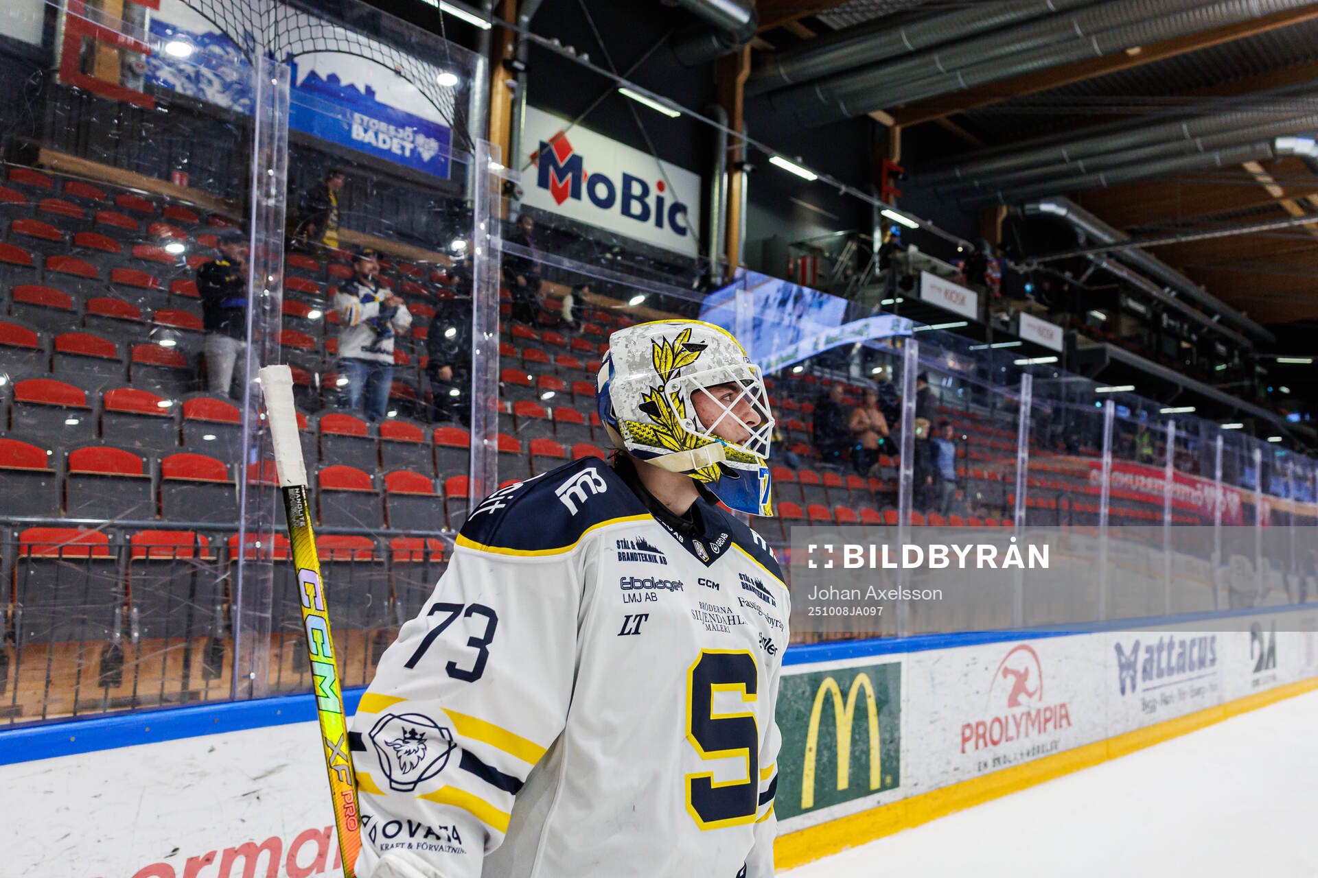 Södertäljes målvakt Love Härenstam