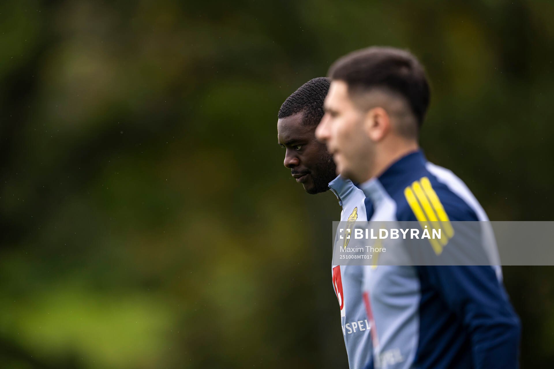 Ken Sema and Roony Bardghji of the Swedish men's national