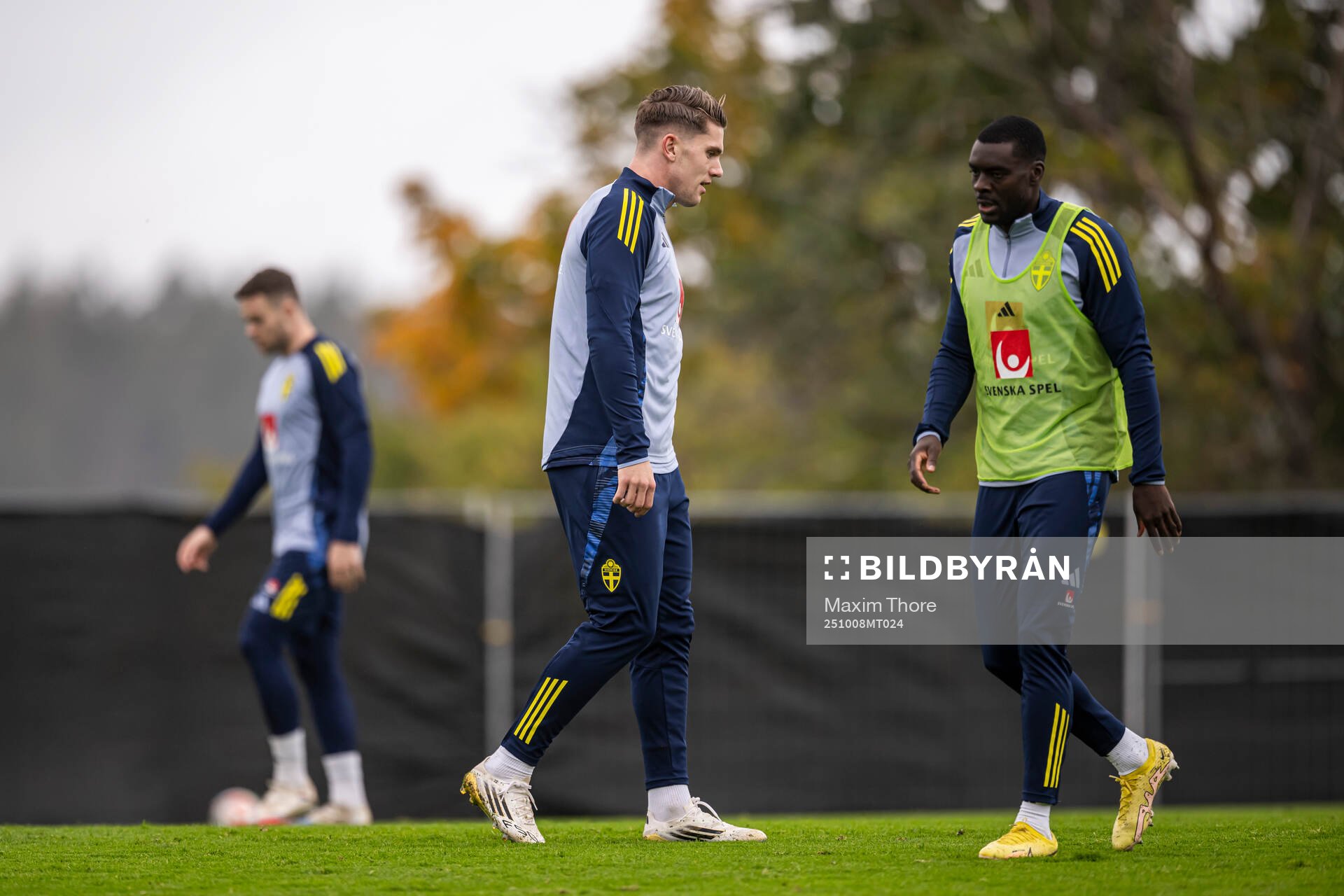 Viktor Gyökeres and Ken Sema of the Swedish men's national