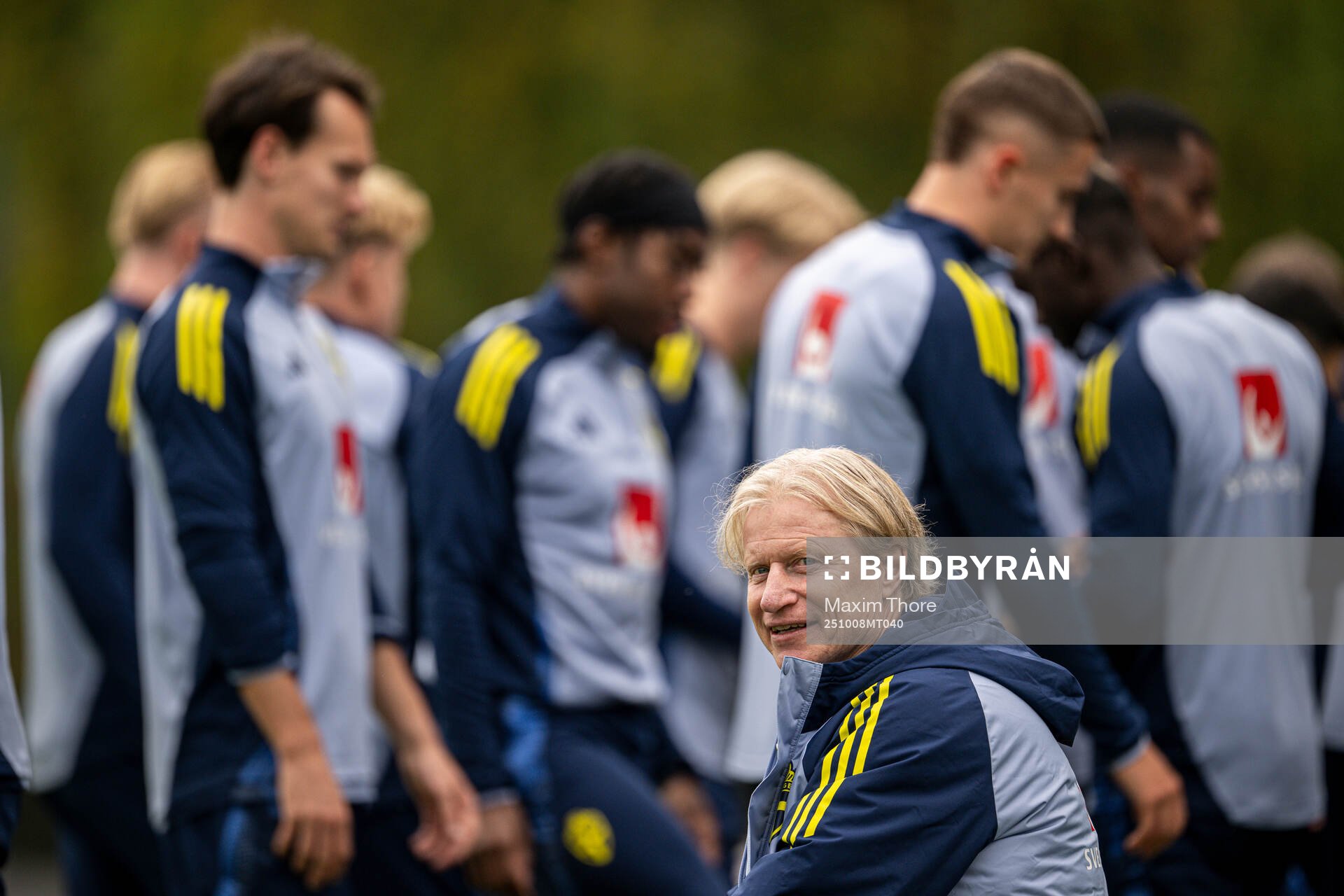 Team manager Stefan Pettersson of the Swedish men's
