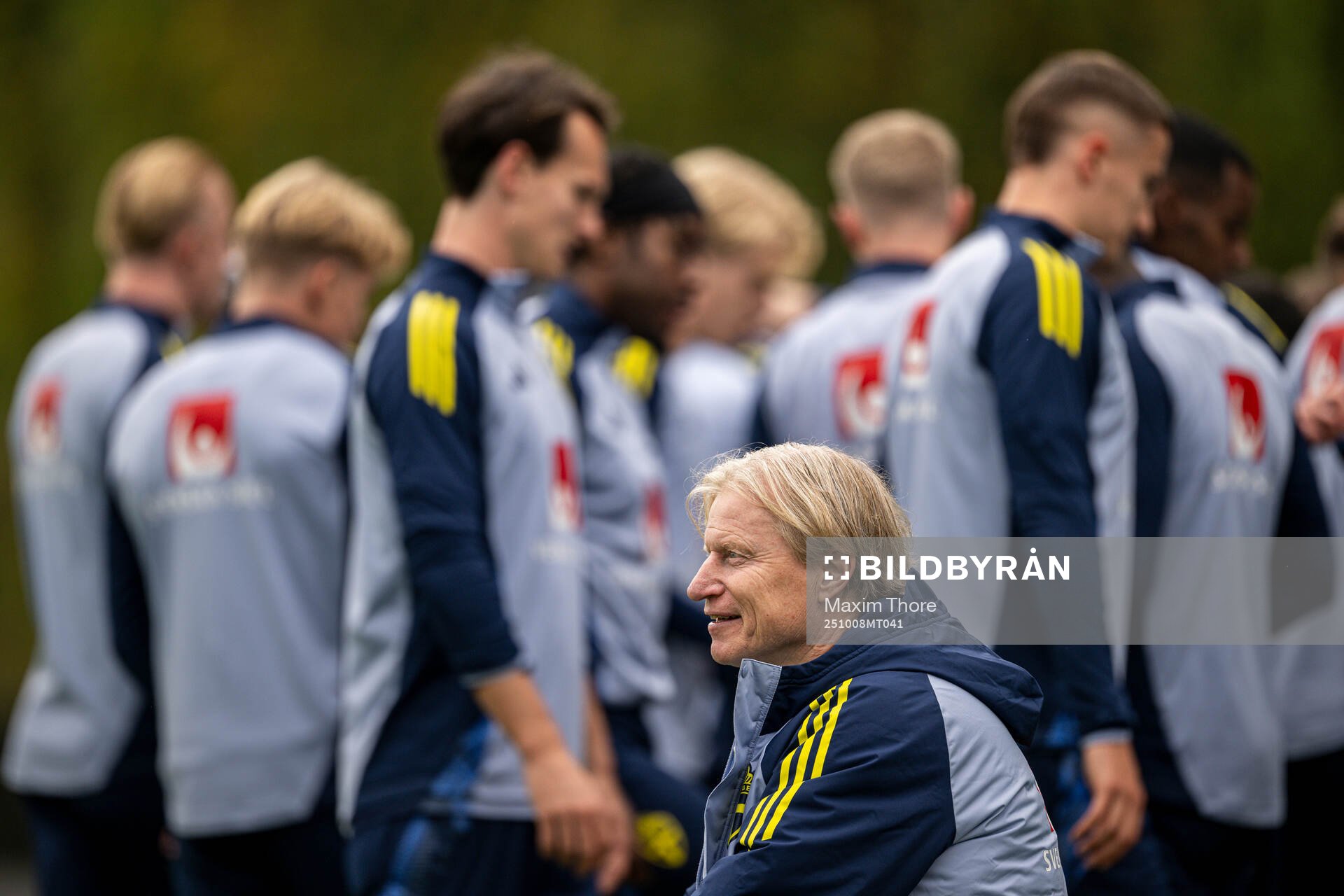 Team manager Stefan Pettersson of the Swedish men's