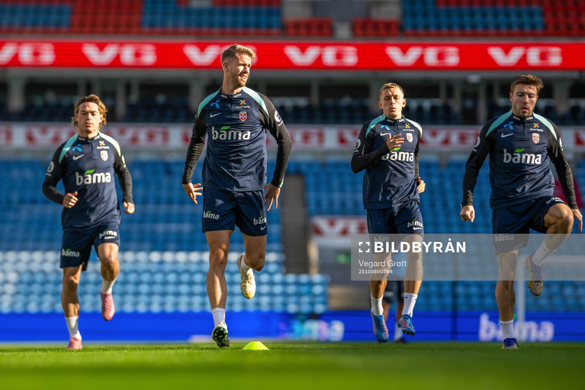 Kristoffer Ajer of the Norwegian national football team
