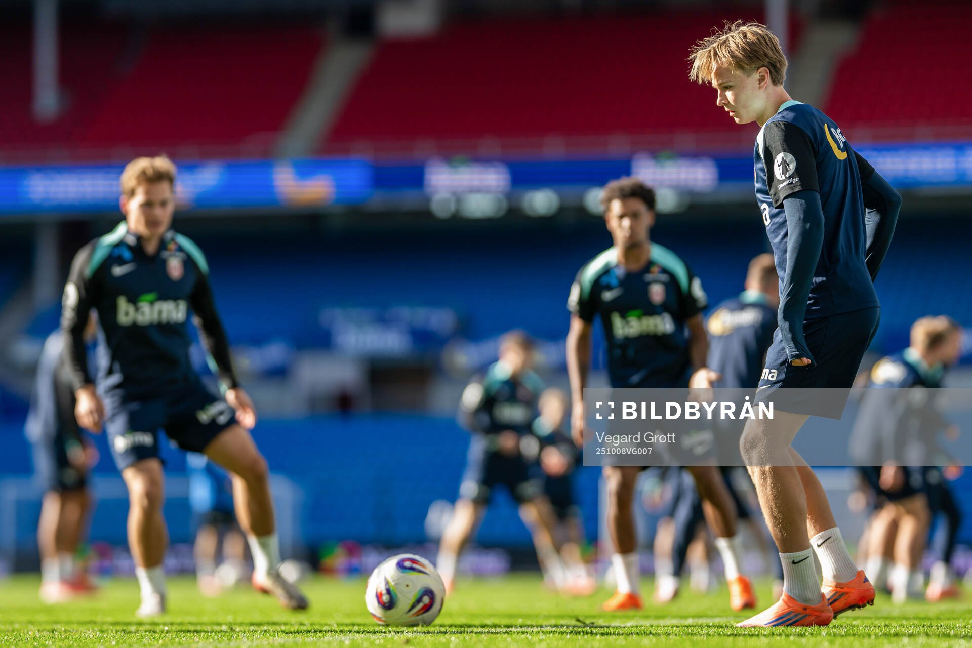 Andreas Schjelderup of the Norwegian national football team