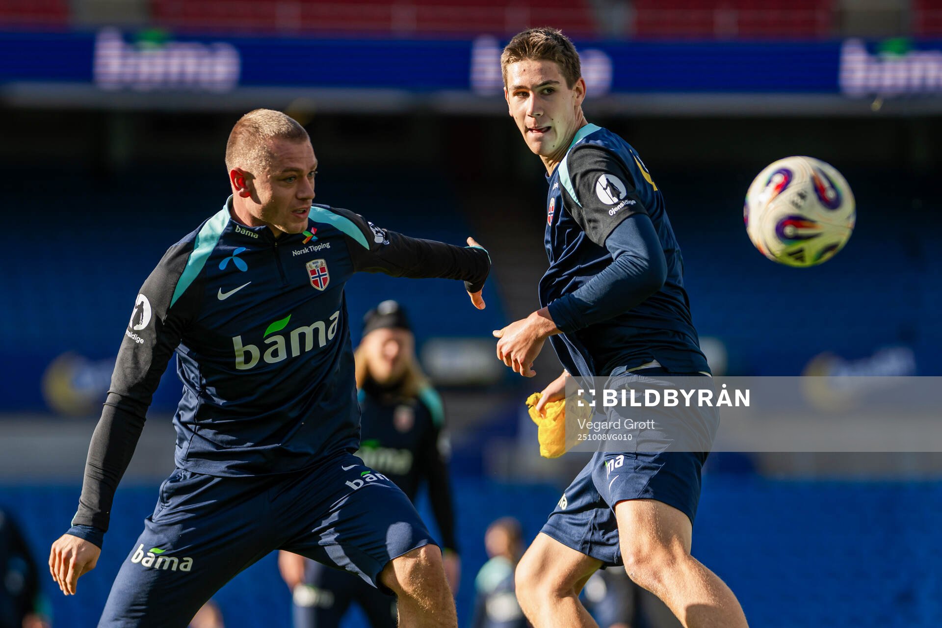 Eivind Helland of the Norwegian national football team