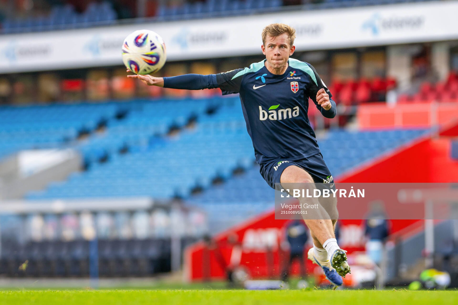 Aune Heggebø of the Norwegian national football team