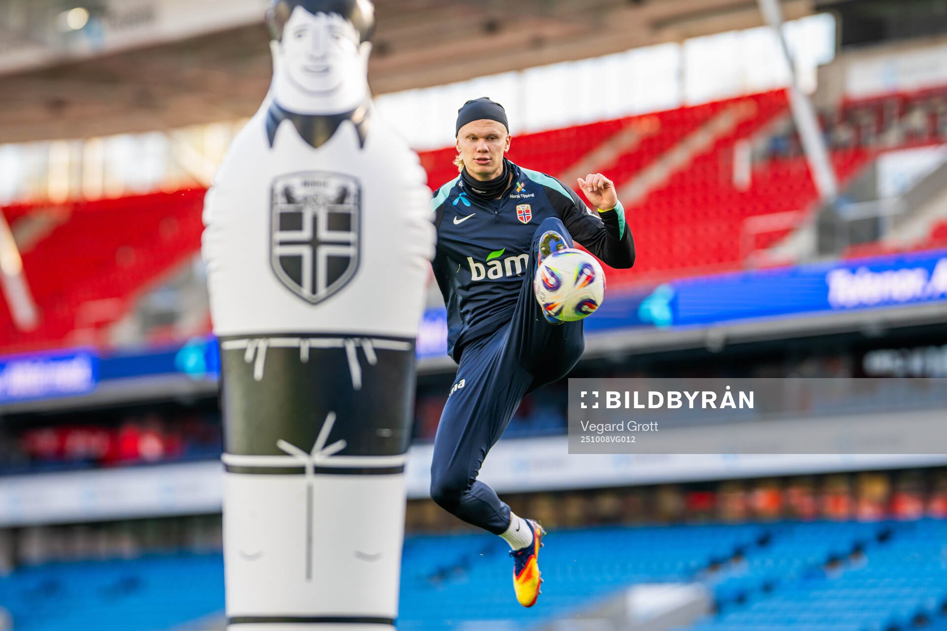 Erling Braut Haaland of the Norwegian national football team
