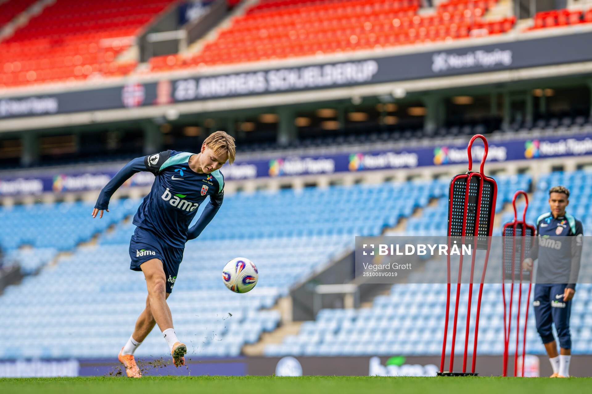 Andreas Schjelderup of the Norwegian national football team