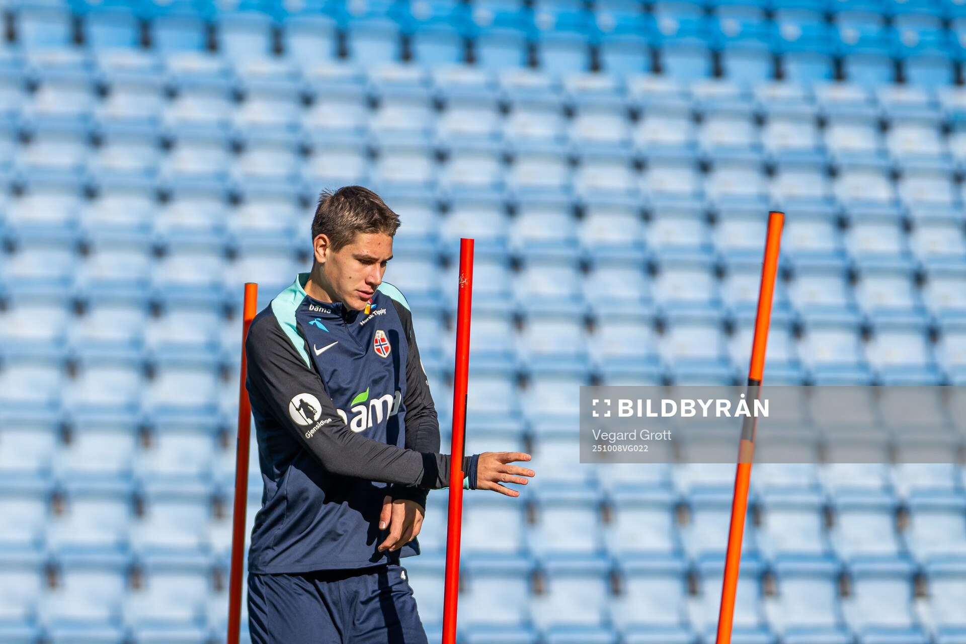 Eivind Helland of the Norwegian national football team