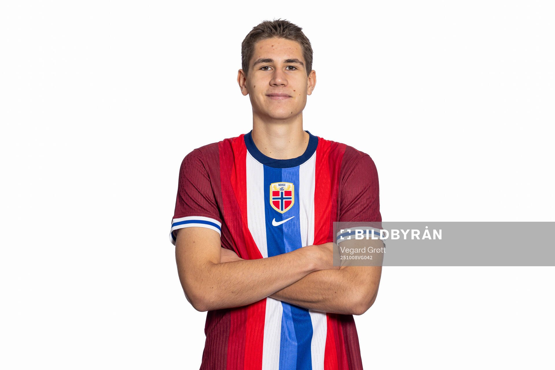 Eivind Helland of the Norwegian national football team
