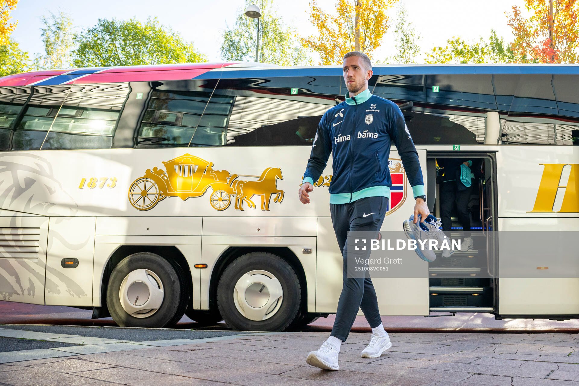 Goalkeeper Egil Selvik of the Norwegian national football
