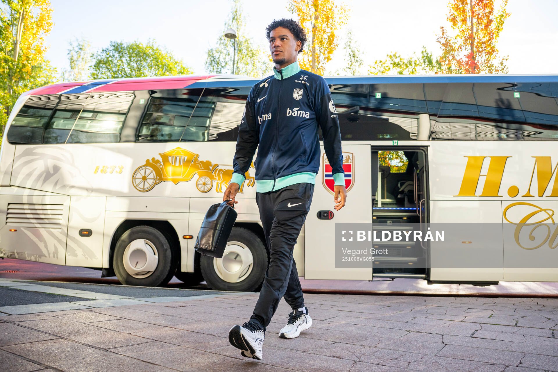 Oscar Bobb of the Norwegian national football team