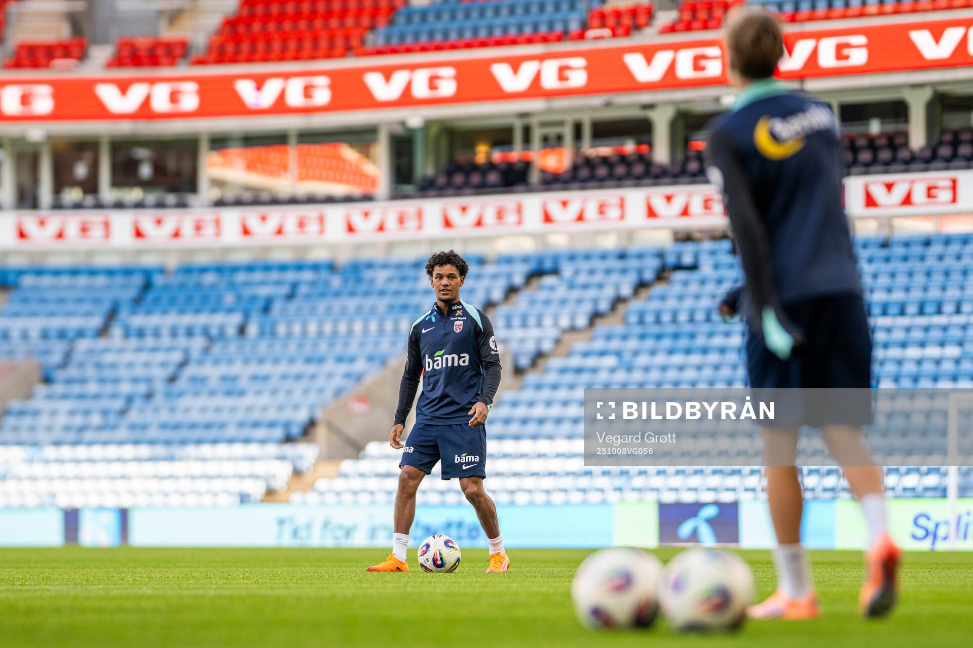 Oscar Bobb of the Norwegian national football team