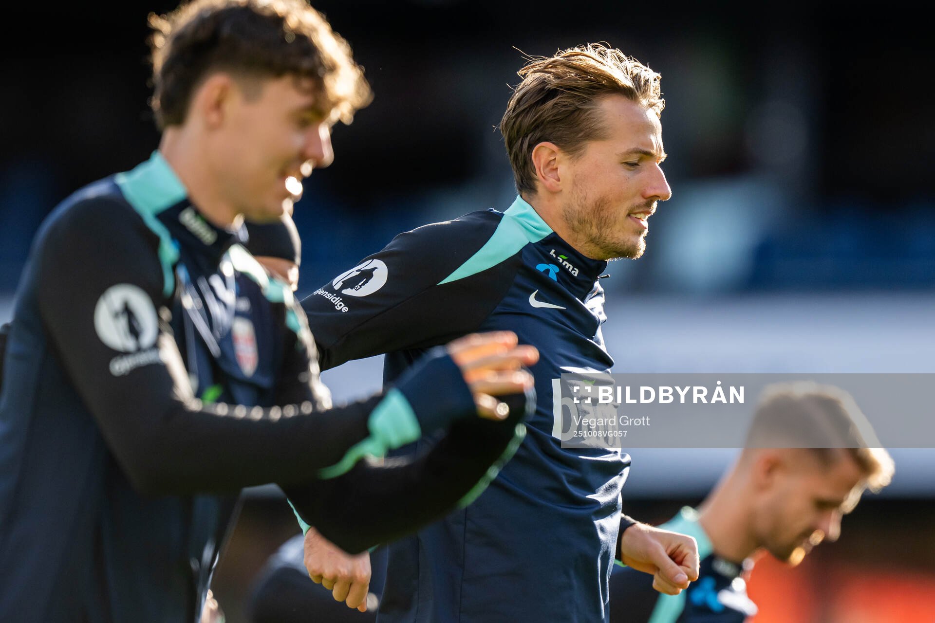 Sander Berge of the Norwegian national football team