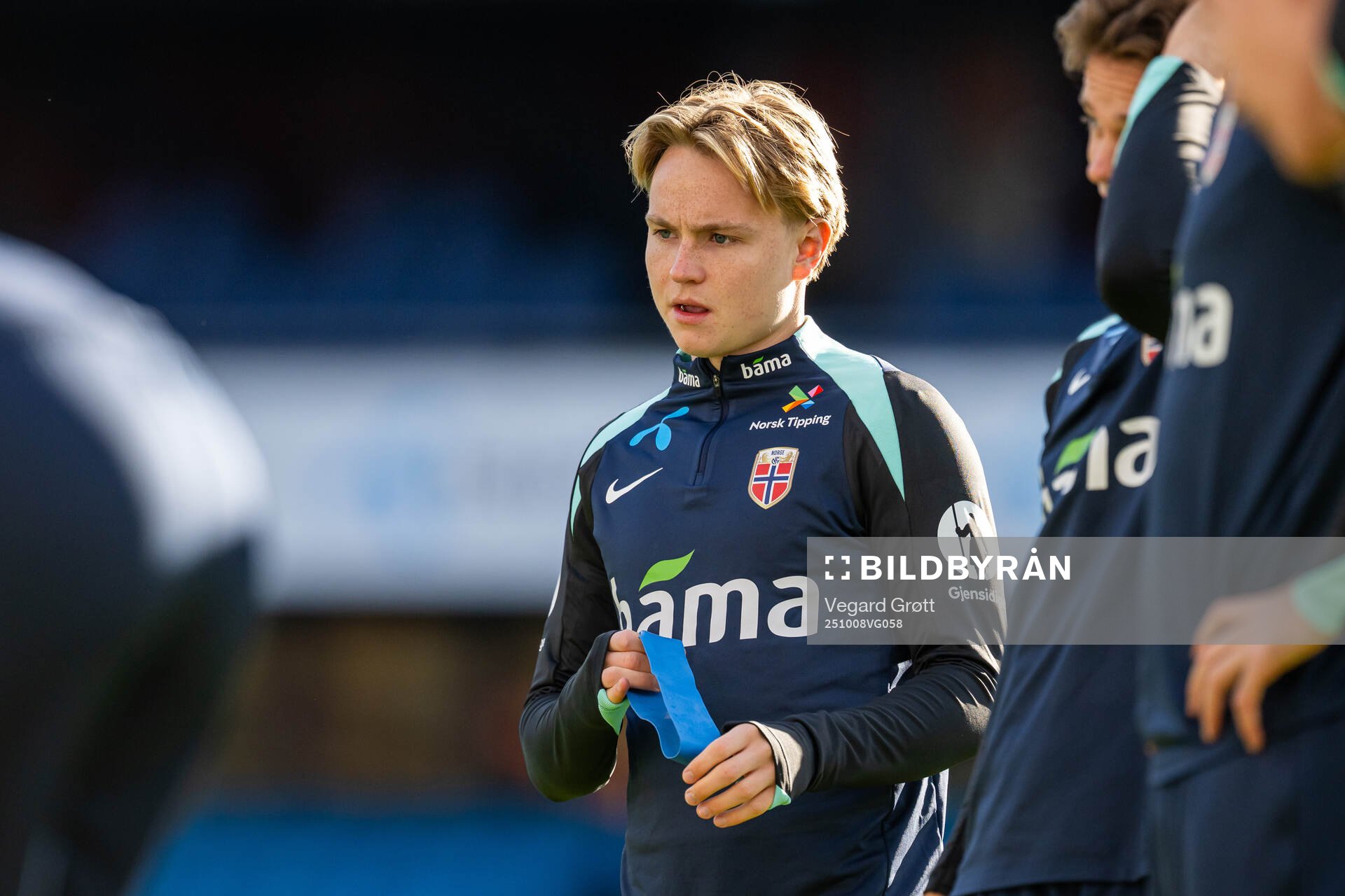 Andreas Schjelderup of the Norwegian national football team
