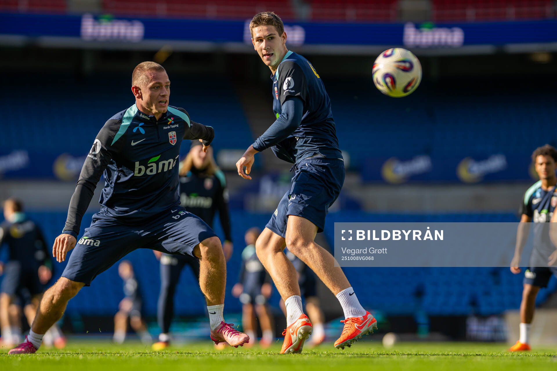 Eivind Helland of the Norwegian national football team